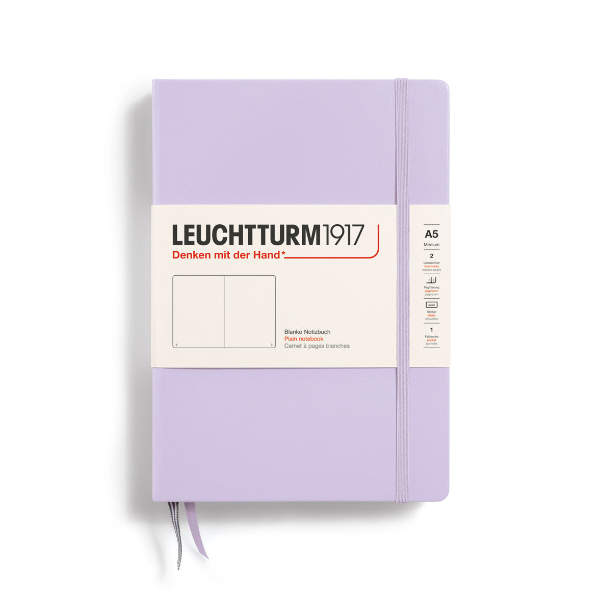 Leuchtturm1917 Notebook Ruled, A5 (Hardcover)