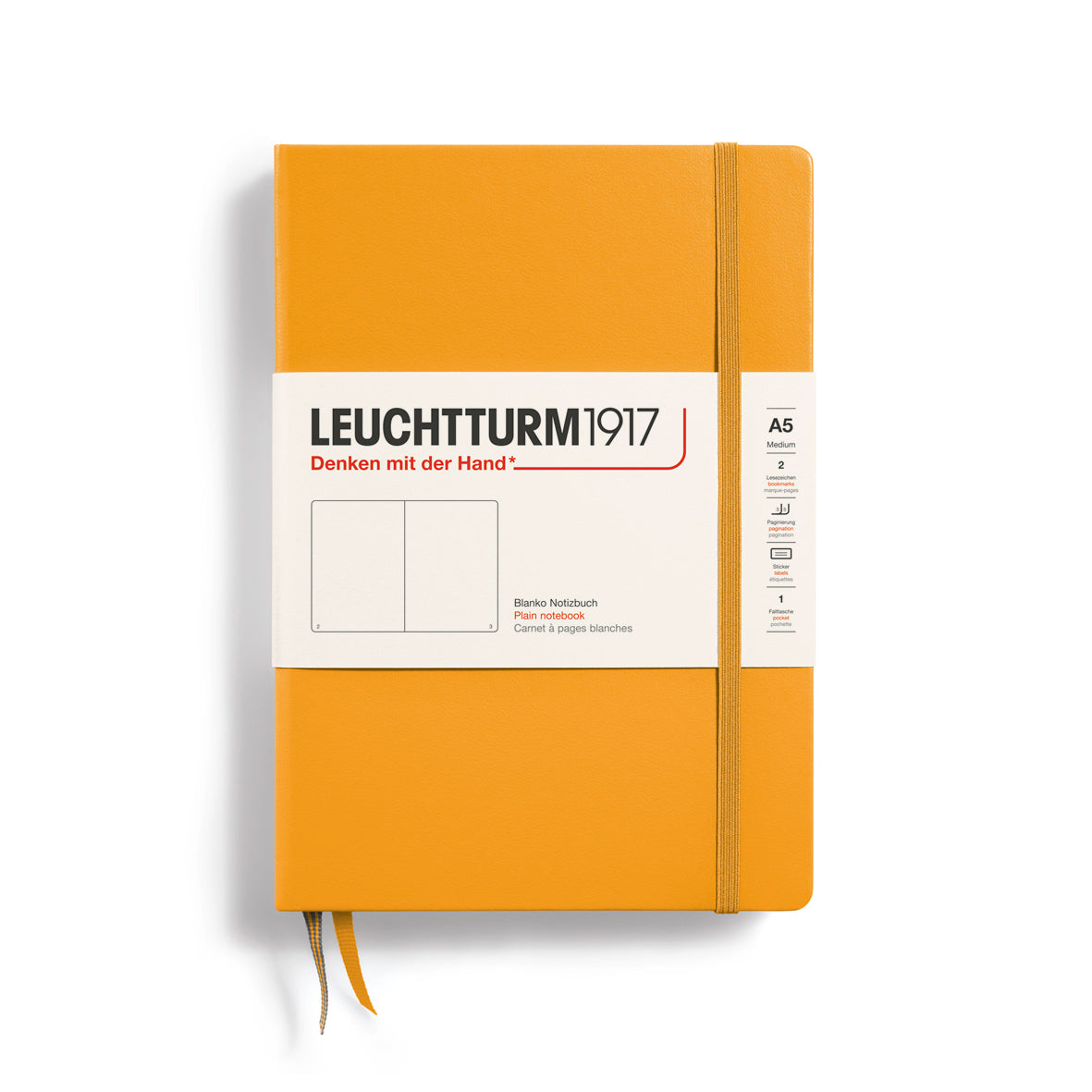Leuchtturm1917 Notebook Plain, A5 (Hardcover)