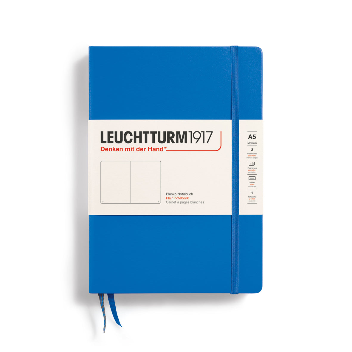 Leuchtturm1917 Notebook Plain, A5 (Hardcover)
