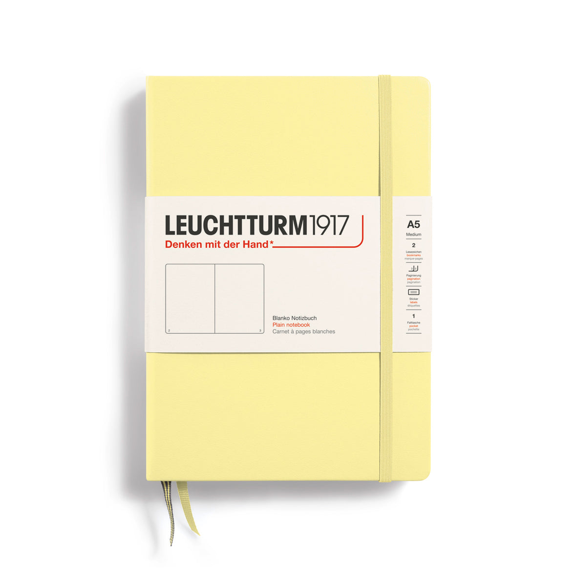 Leuchtturm1917 Notebook Ruled, A5 (Hardcover)