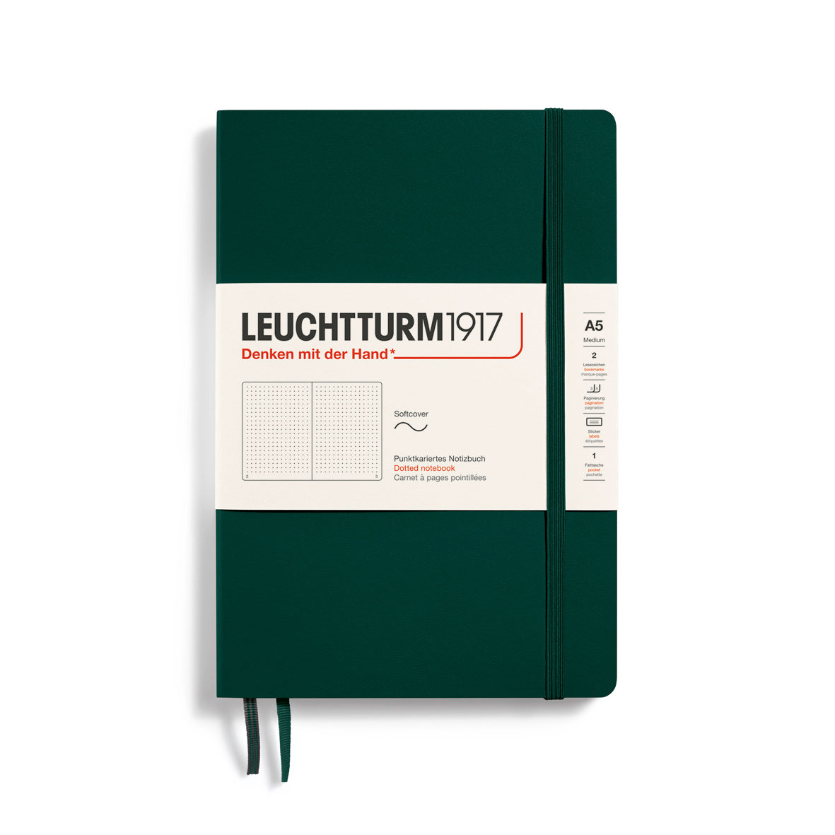 Leuchtturm1917 Notebook Dotted, A5 (Softcover)