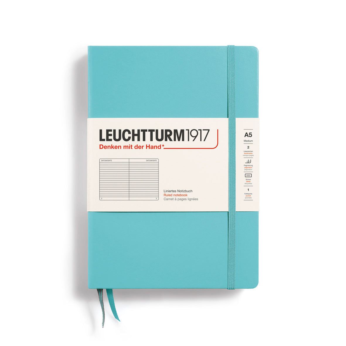 Leuchtturm1917 Notebook Ruled, A5 (Hardcover)