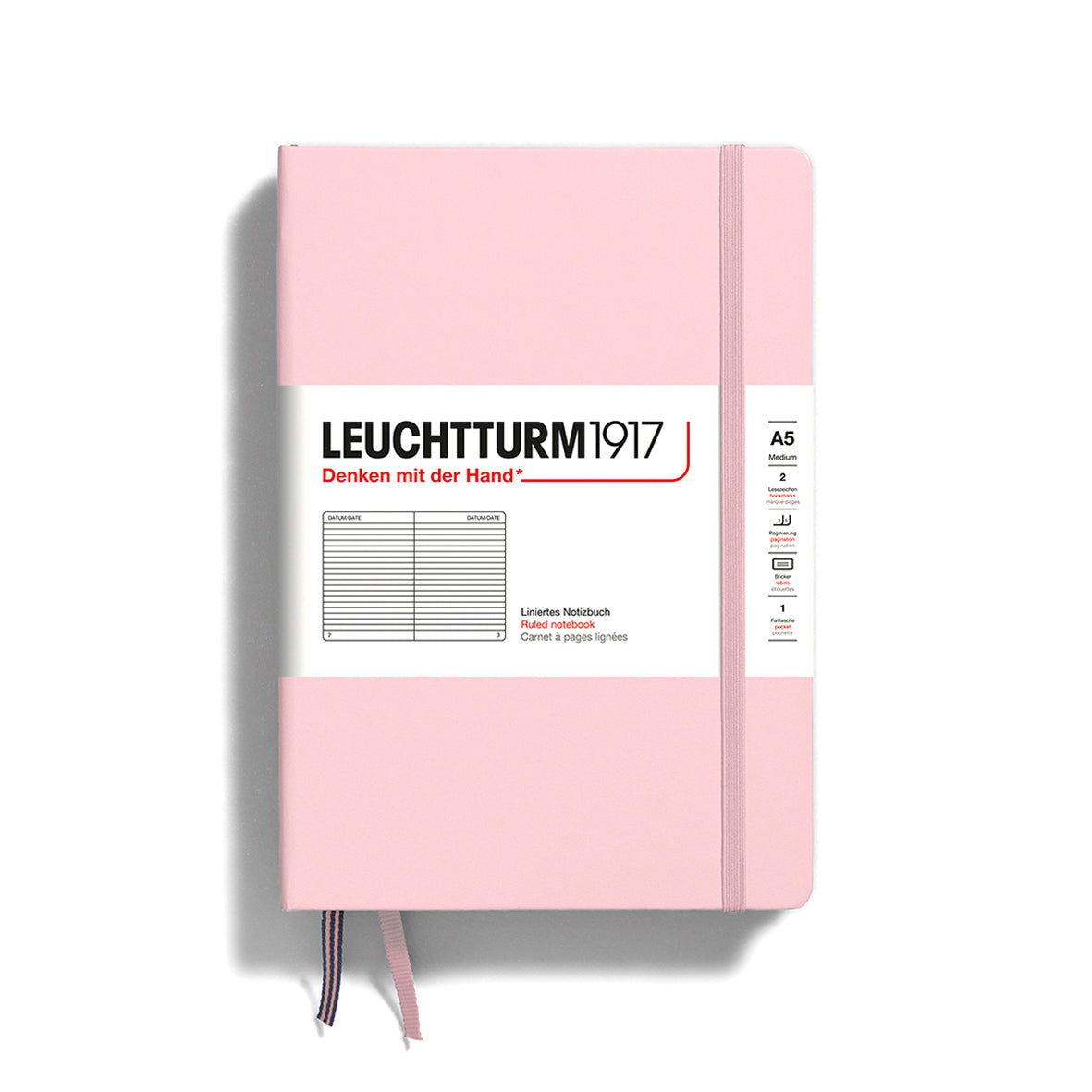 Leuchtturm1917 Notebook Ruled, A5 (Hardcover)