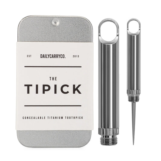 Daily Carry Co TiPick Titanium Toothpick, Titanium