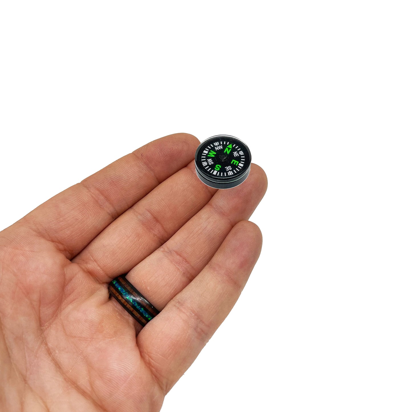 CountyComm Rugged Anodized Companion Compass Gen 2, Lights Out - Onyx