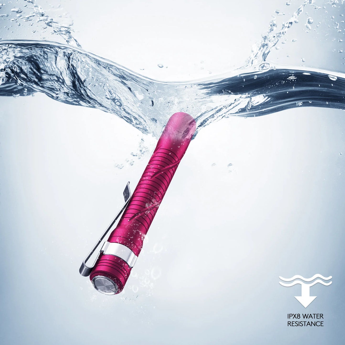 RovyVon Aurora A33 Rechargeable Pen Light 6500K, Red