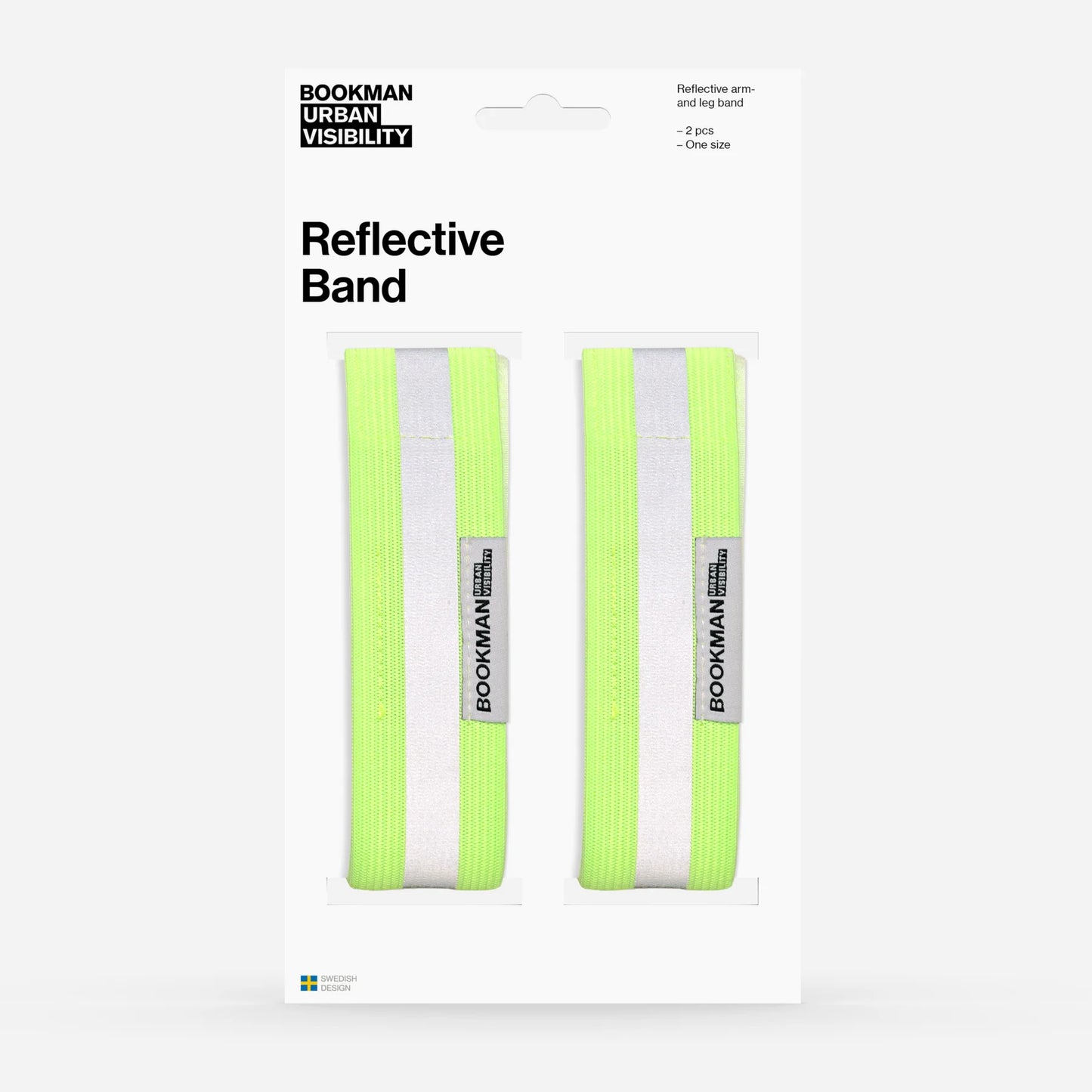 Bookman Urban Visibility Reflective Bands, Fluorescent Yellow