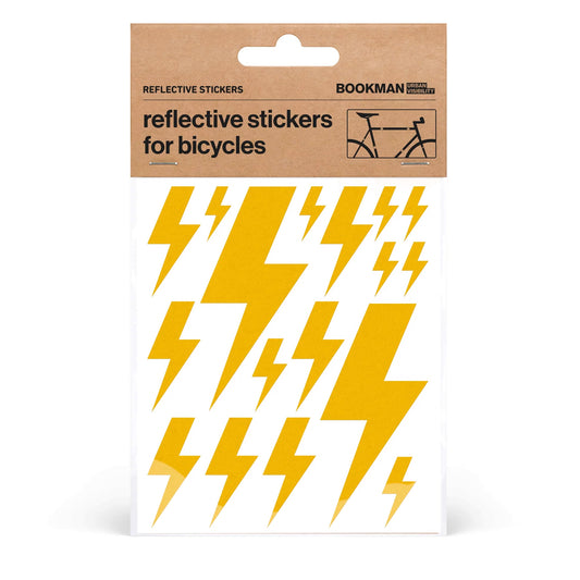 Bookman Urban Visibility Reflective Stickers Flash, Yellow
