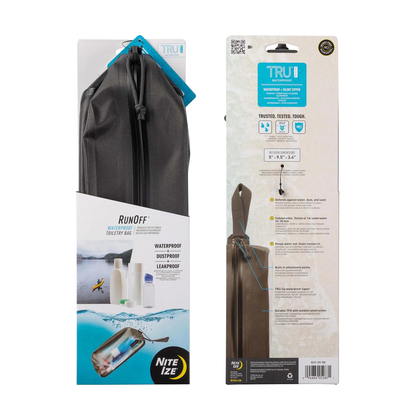 Nite Ize RunOff® Waterproof Toiletry Bag