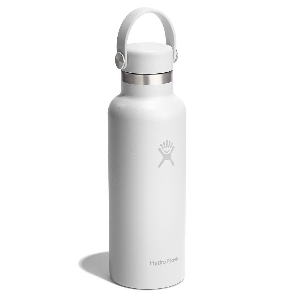 Hydro Flask Standard Mouth with Flex Cap 18 oz (511 ml), White