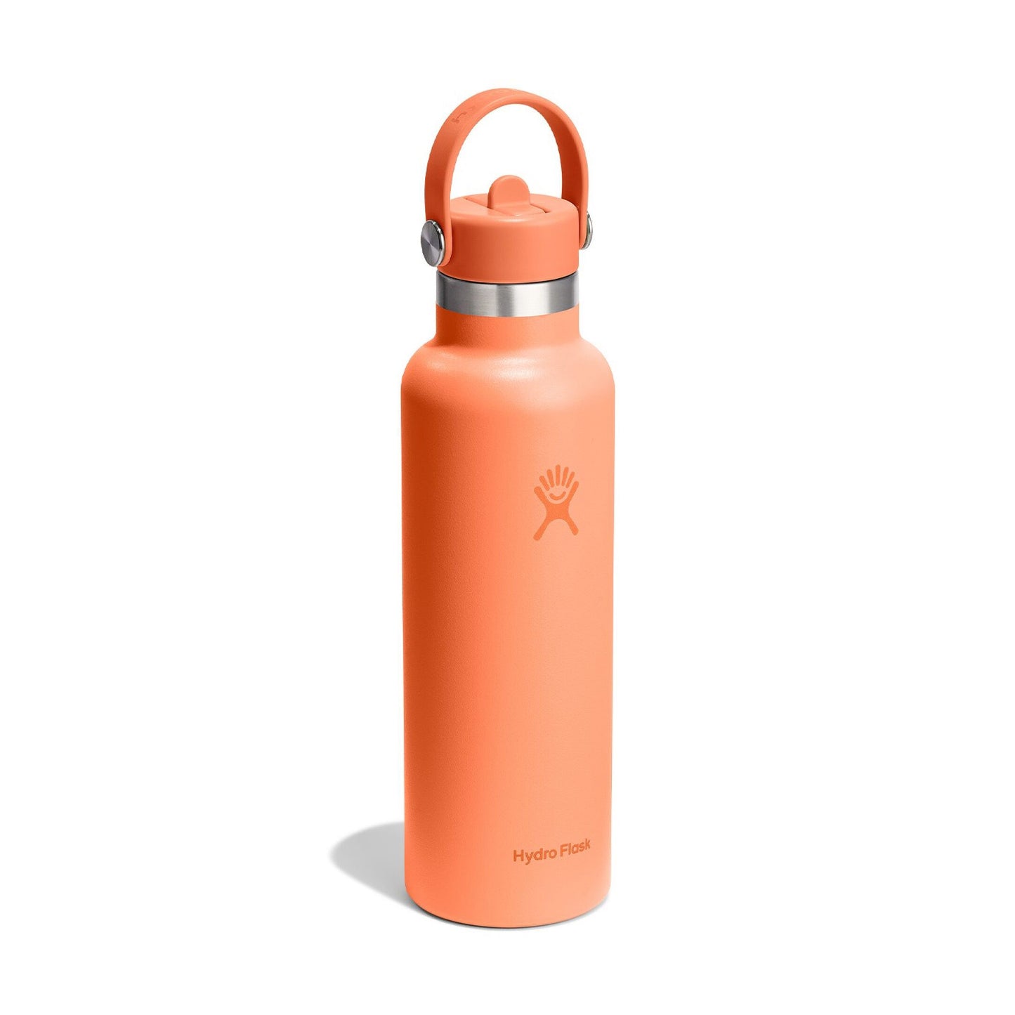 Hydro Flask Standard Mouth Flex Straw Cap 21oz, Nectar Orange