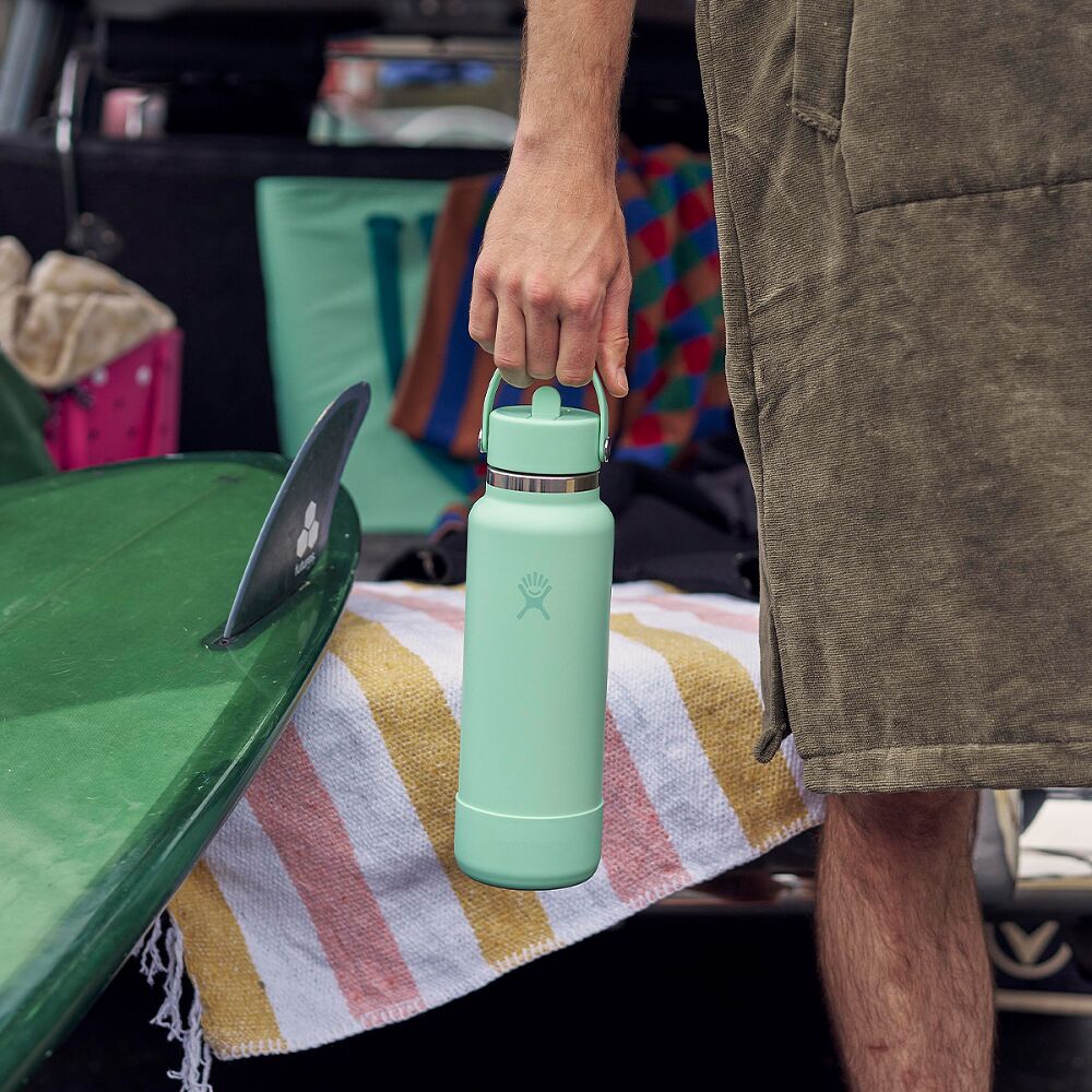 Hydro Flask Standard Mouth Flex Straw Cap 21oz, Tonal Black