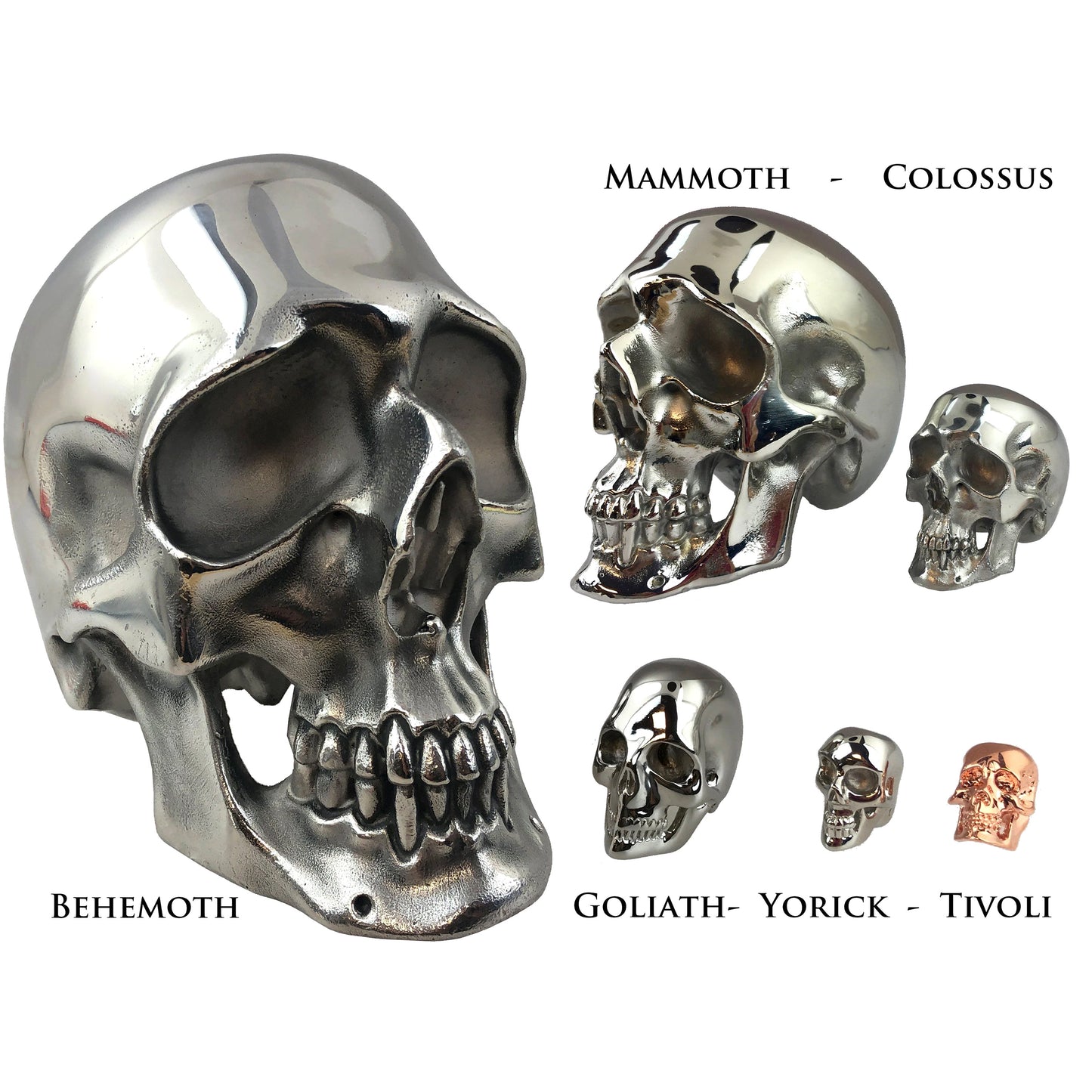 CountyComm Skulls by Maratac®, Yorick (Stainless Steel)