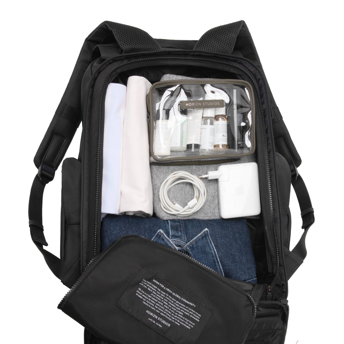 Horizn Studios SoFo Backpack Travel, All Black