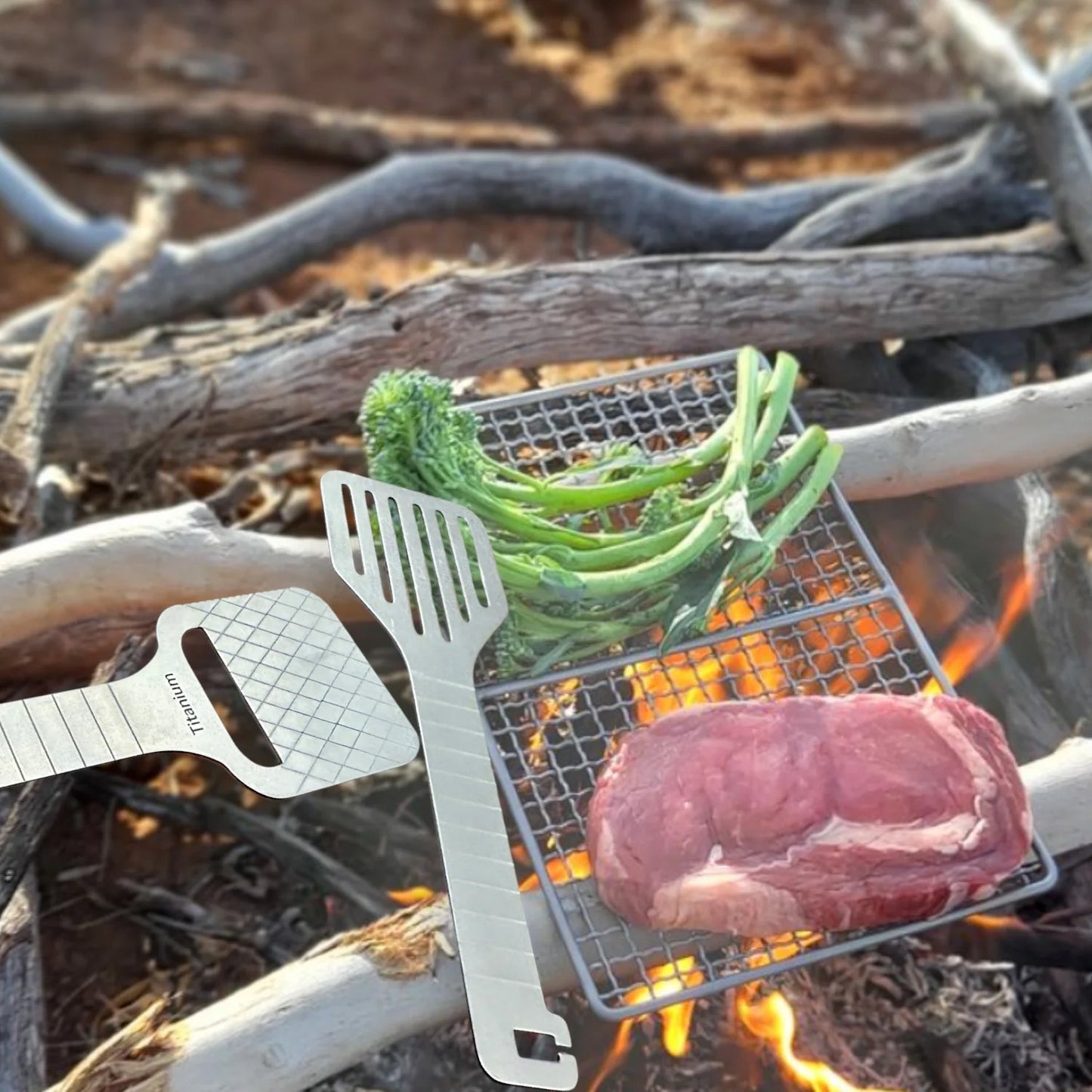 CountyComm Camping Multipurpose BBQ Tong Set