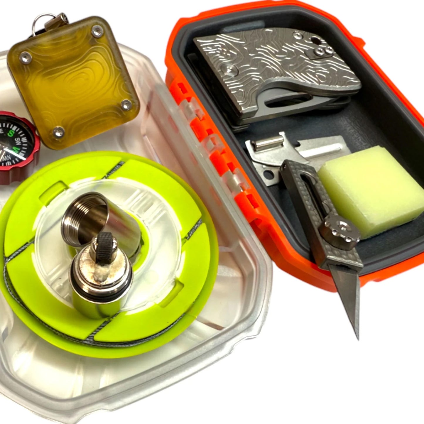 CountyComm Pocket Size Hi-Viz Rugged ABS Watertight Storage Box