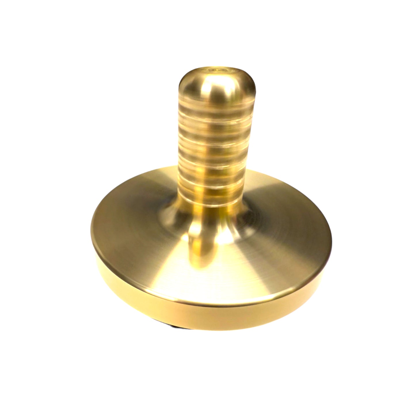 CountyComm Tip Top - Tungsten / Brass - Spinning Top + Delrin Stand by Maratac®