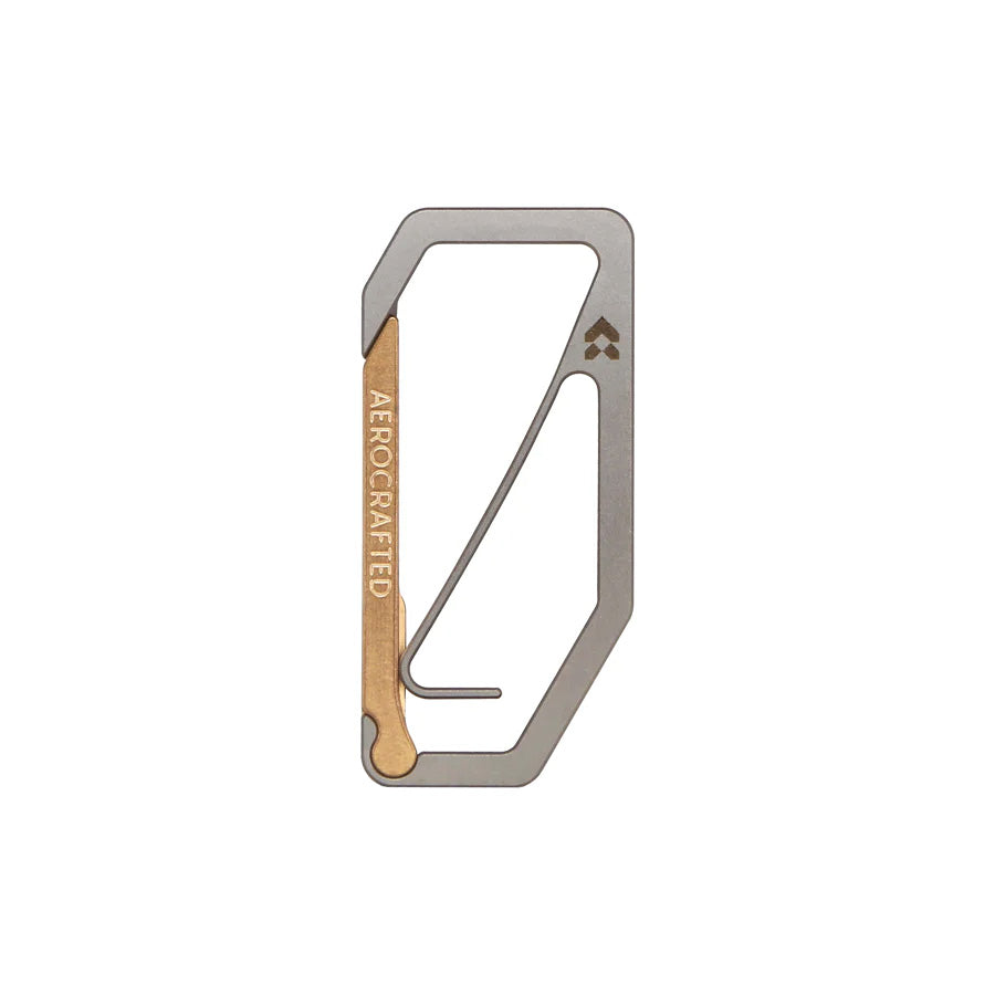 Aerocrafted Uplock Key Carabiner Titanium/Bronze, Large