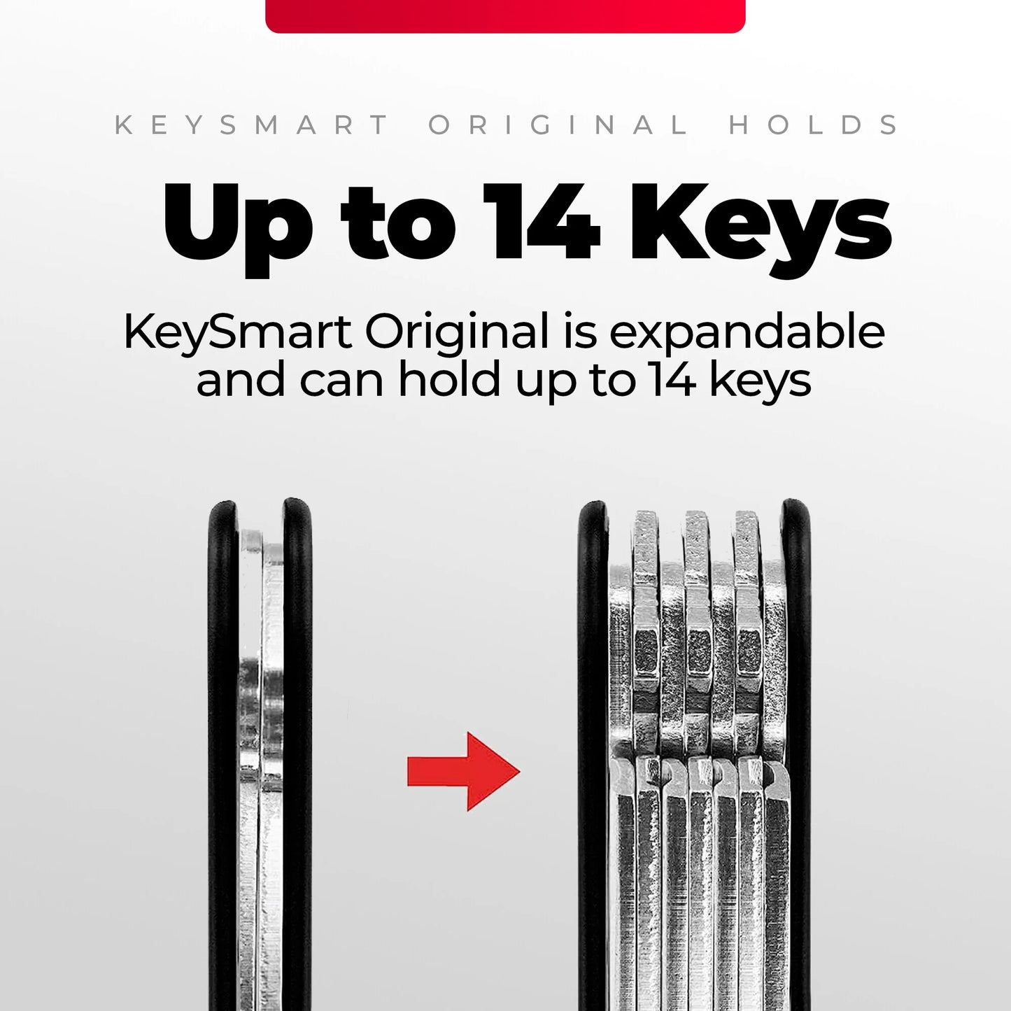 KeySmart® Carbon Fiber 3k