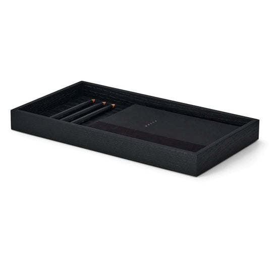 Oakywood Valet Tray Large, Black