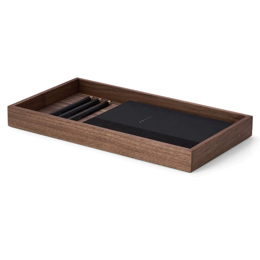 Oakywood Valet Tray Large, Walnut