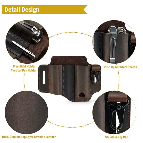 Viperade PJ29 Multitool Belt Sheath, Brown