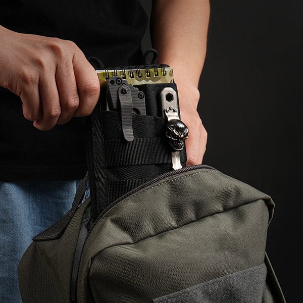 Viperade VE18 EDC Pocket Organizer Pouch, X-PAC Black Soft