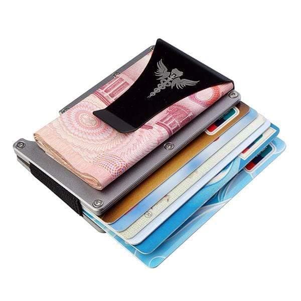 Viperade C9 EDC Wallet clip with credit card collection bag, Silver
