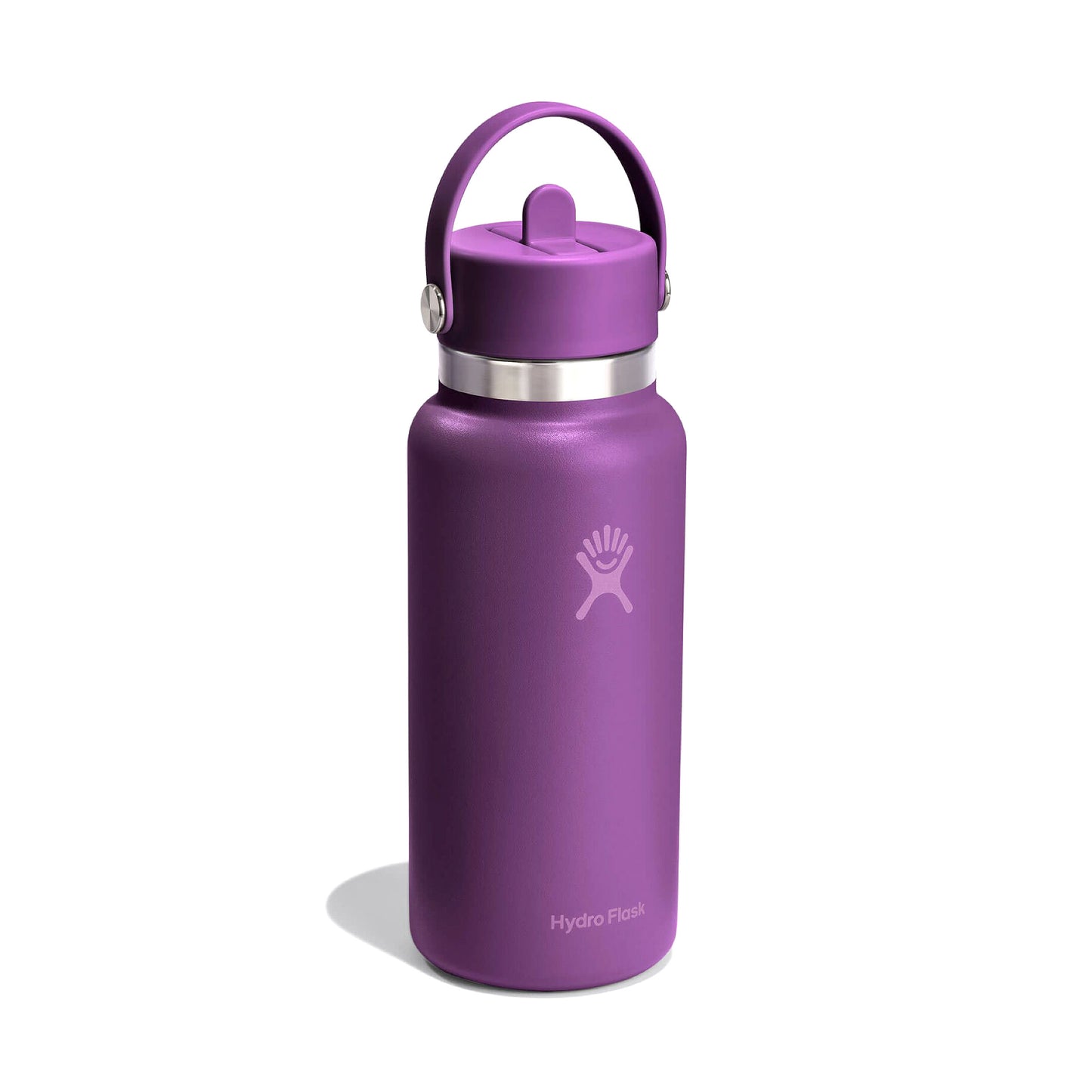 Hydro Flask Wide Mouth with Flex Straw Cap 32oz, Beachplum Purple