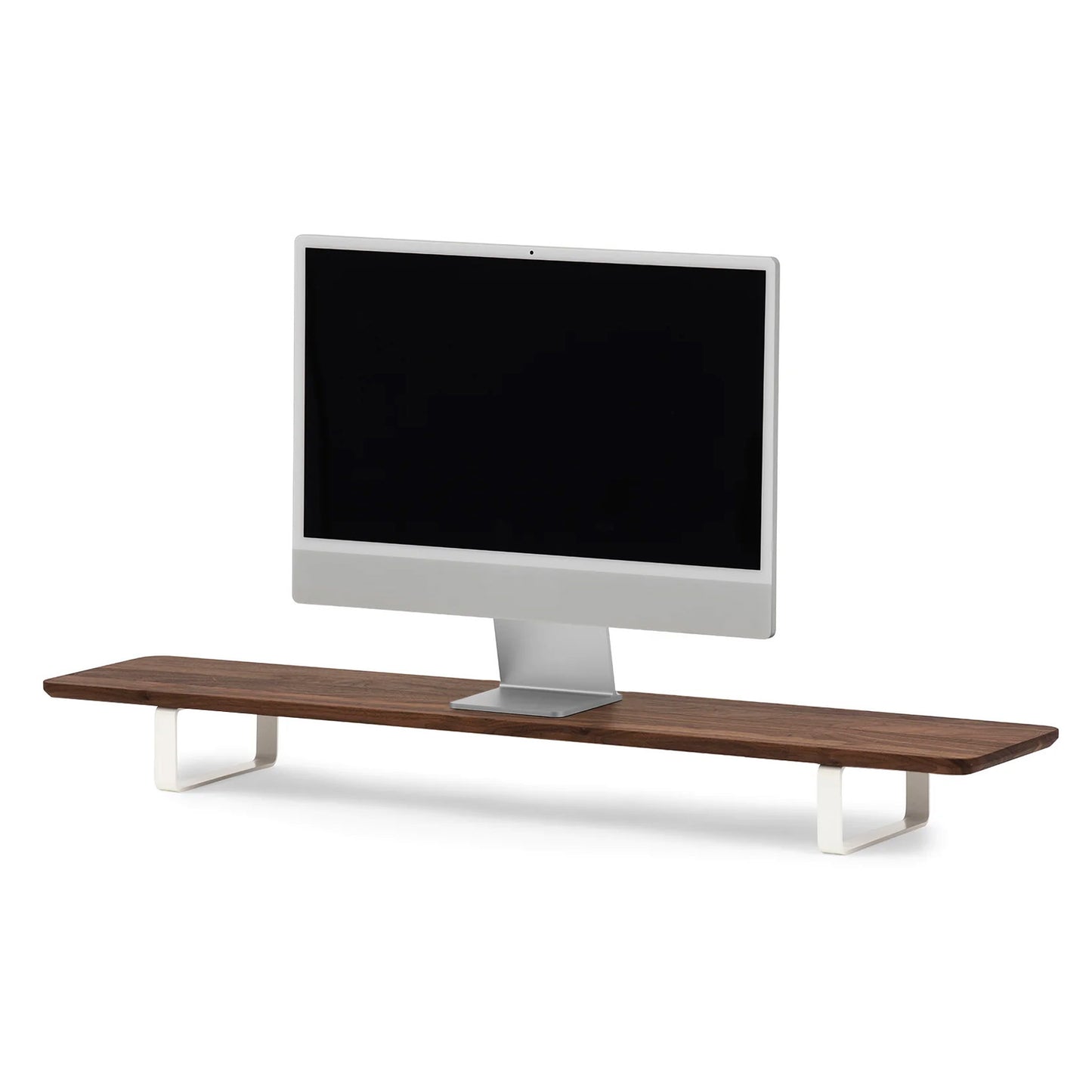Oakywood Desk Shelf, Walnut/White