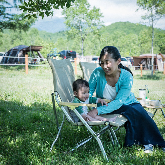 Snowpeak Low Beach Chair, Brown