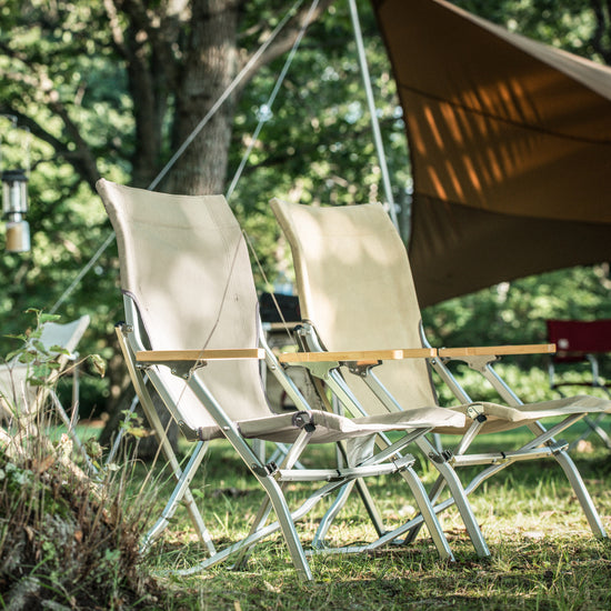 Snowpeak Low Beach Chair, Brown