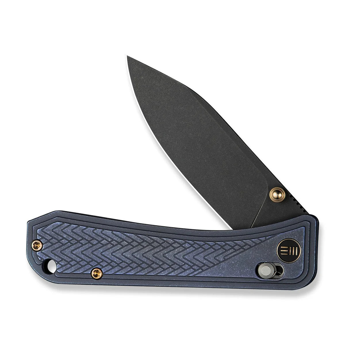 WEKNIFE Bougie Banter, Upscale Art Deco Blue Titanium / Black Stonewashed