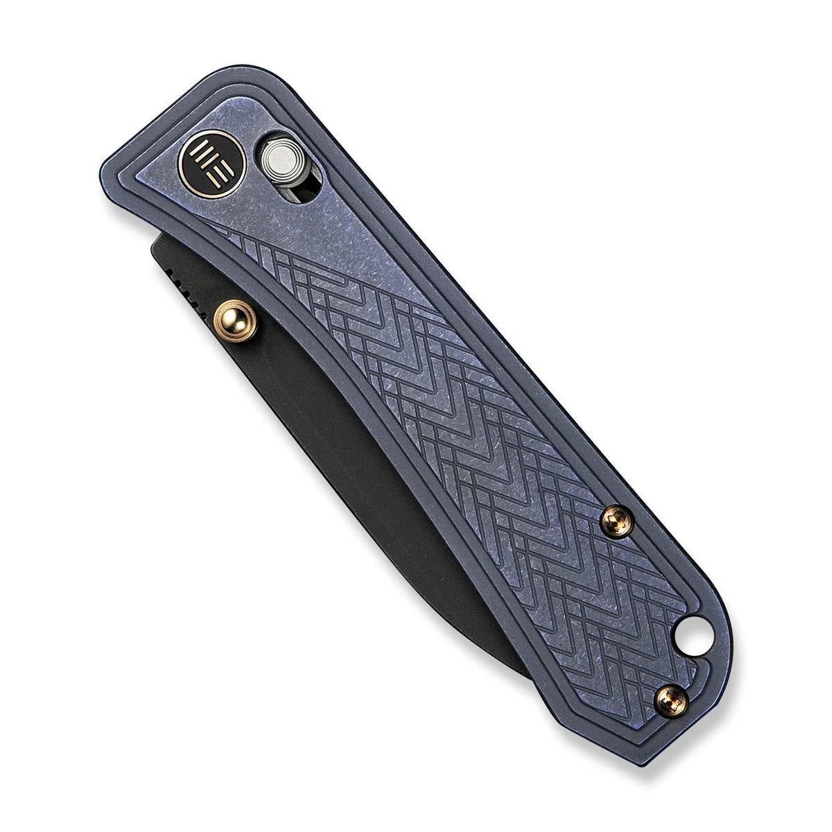 WEKNIFE Bougie Banter, Upscale Art Deco Blue Titanium / Black Stonewashed