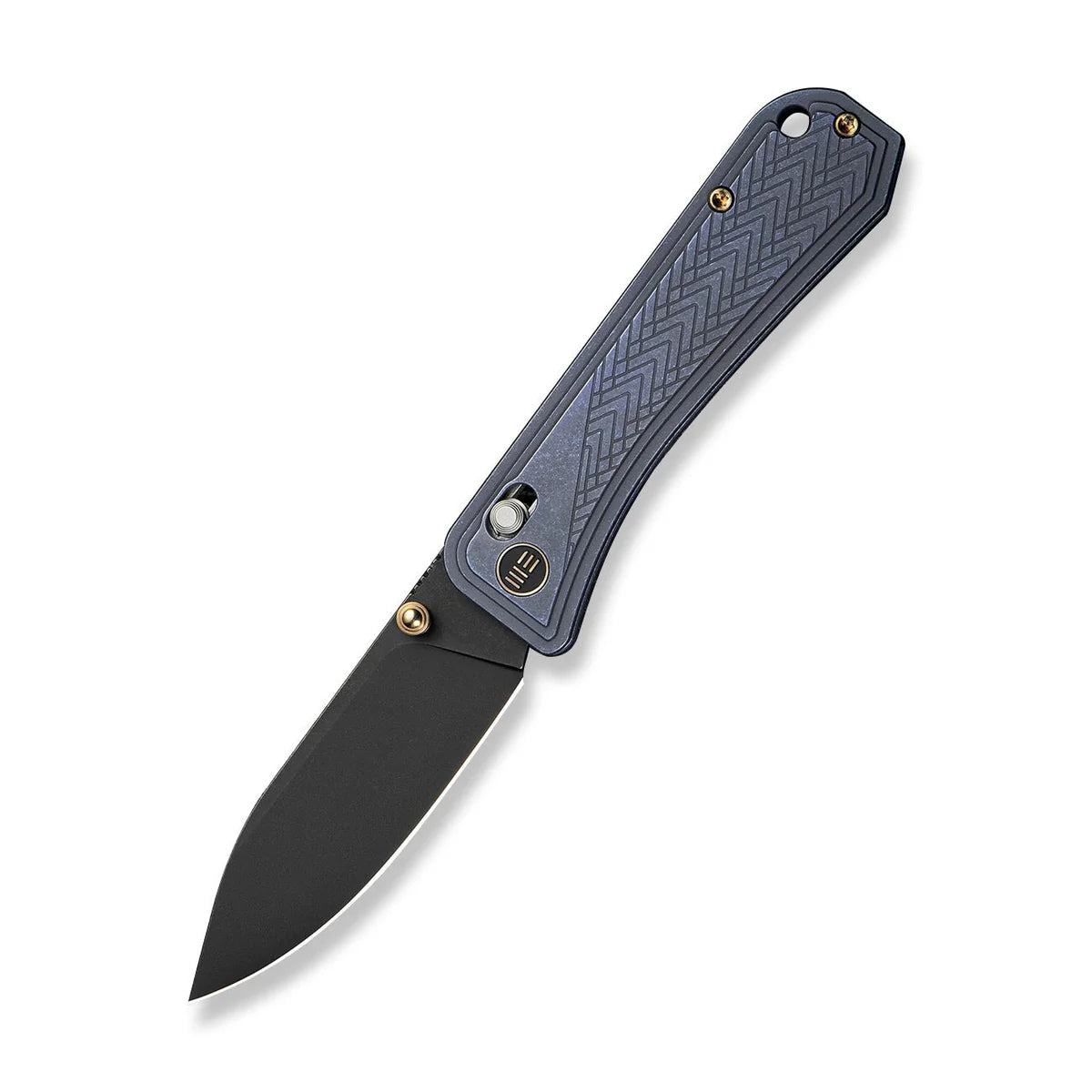 WEKNIFE Bougie Banter, Upscale Art Deco Blue Titanium / Black Stonewashed