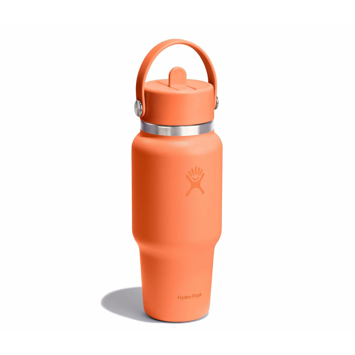Hydro Flask Wide Flex Straw Travel Bottle 24oz, Nectar Orange