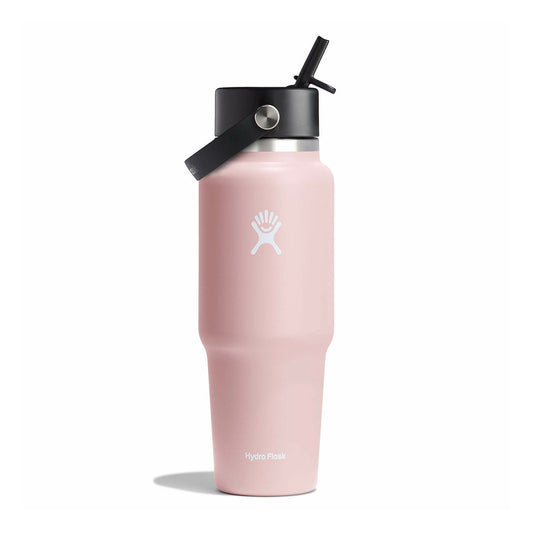 Hydro Flask Wide Mouth Travel Bottle with Flex Straw Cap 32oz, Trillium