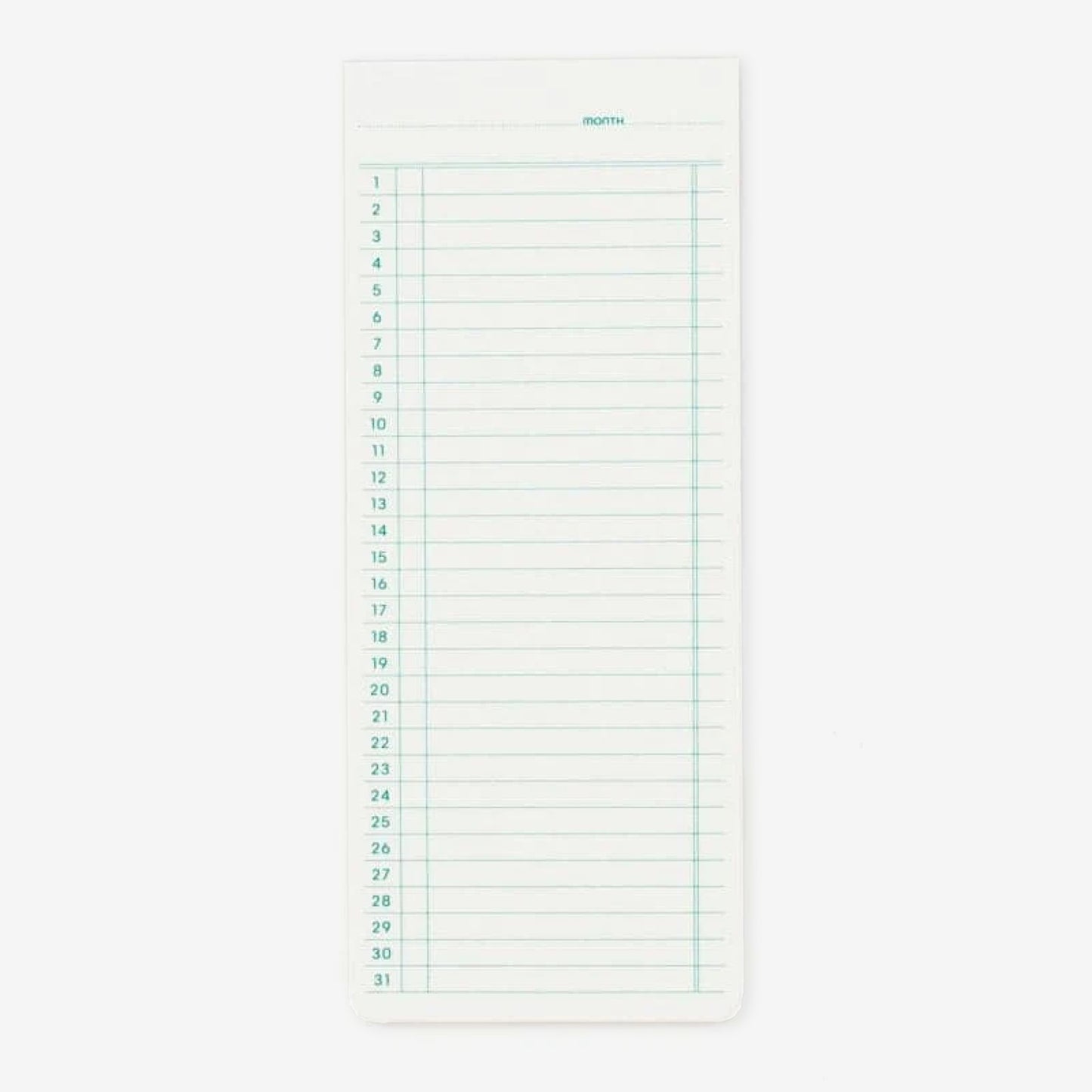 Hightide Penco Sticky Memo Pad Monthly