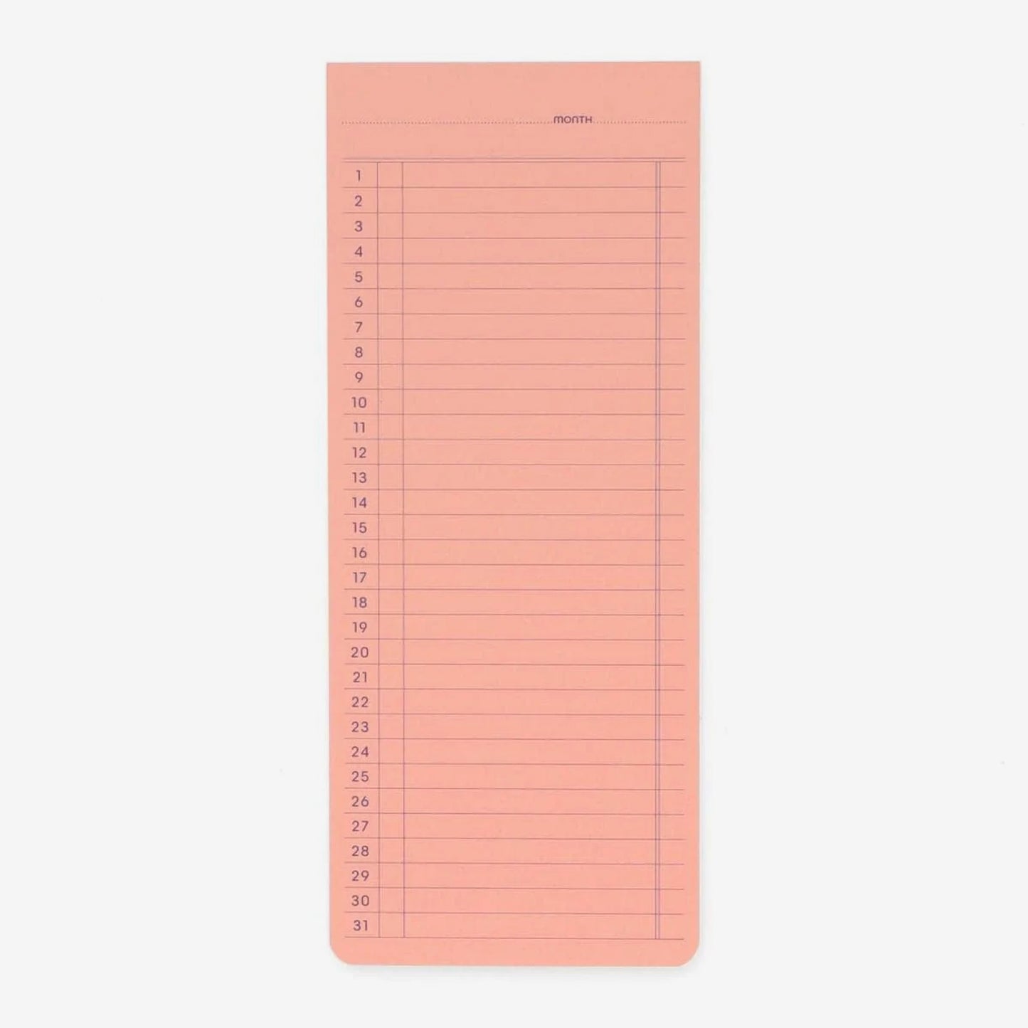 Hightide Penco Sticky Memo Pad Monthly