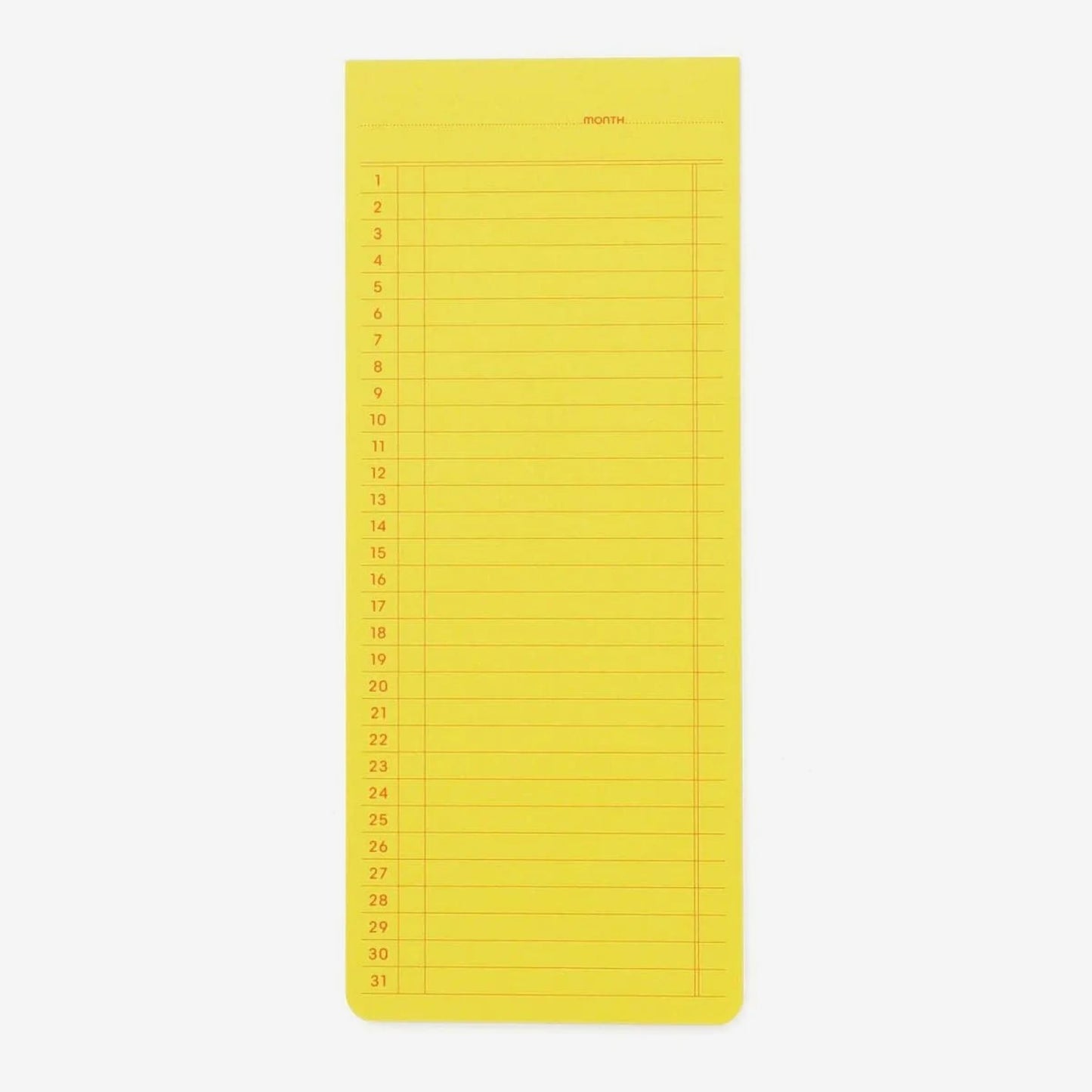 Hightide Penco Sticky Memo Pad Monthly