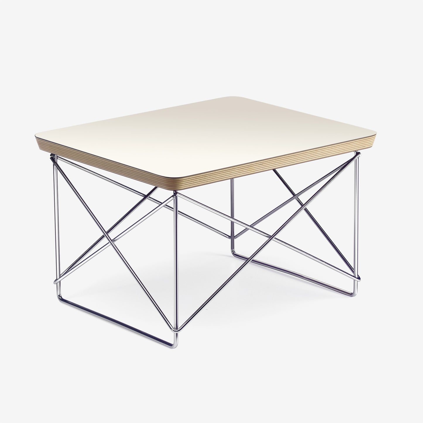 Vitra Occasional Table LTR Chrome / White