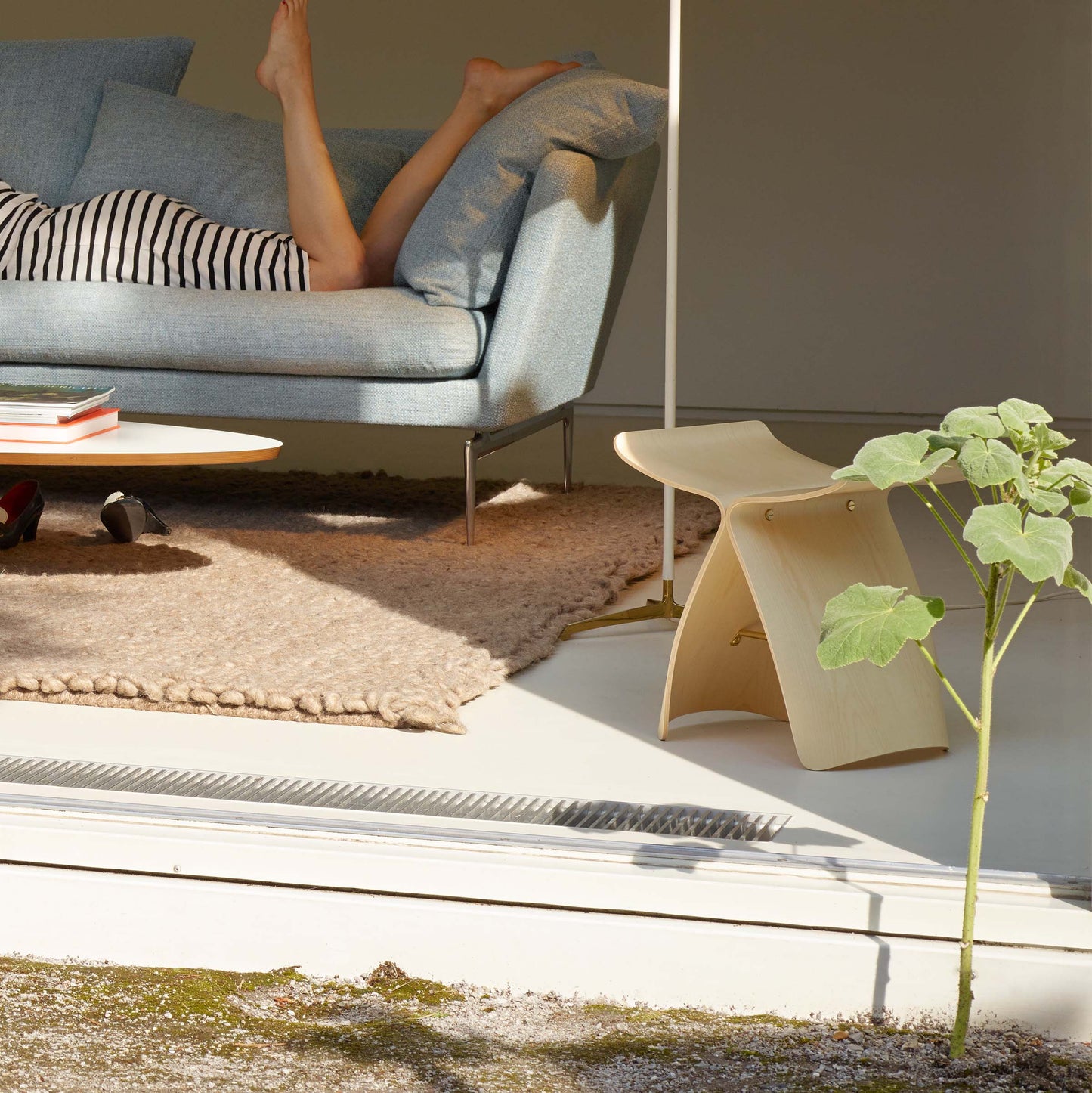 Vitra Butterfly Stool, Maple