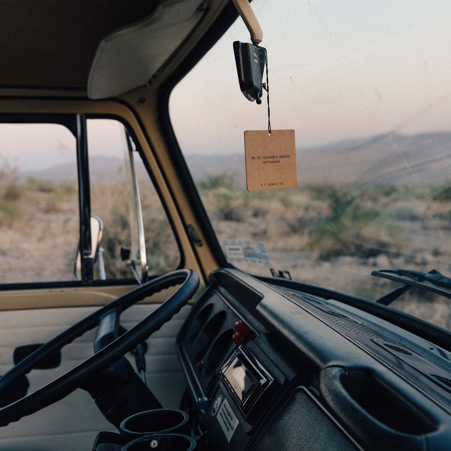 P.F. Candle Co. Car Fragrance, NO. 04 Teakwood & Tobacco