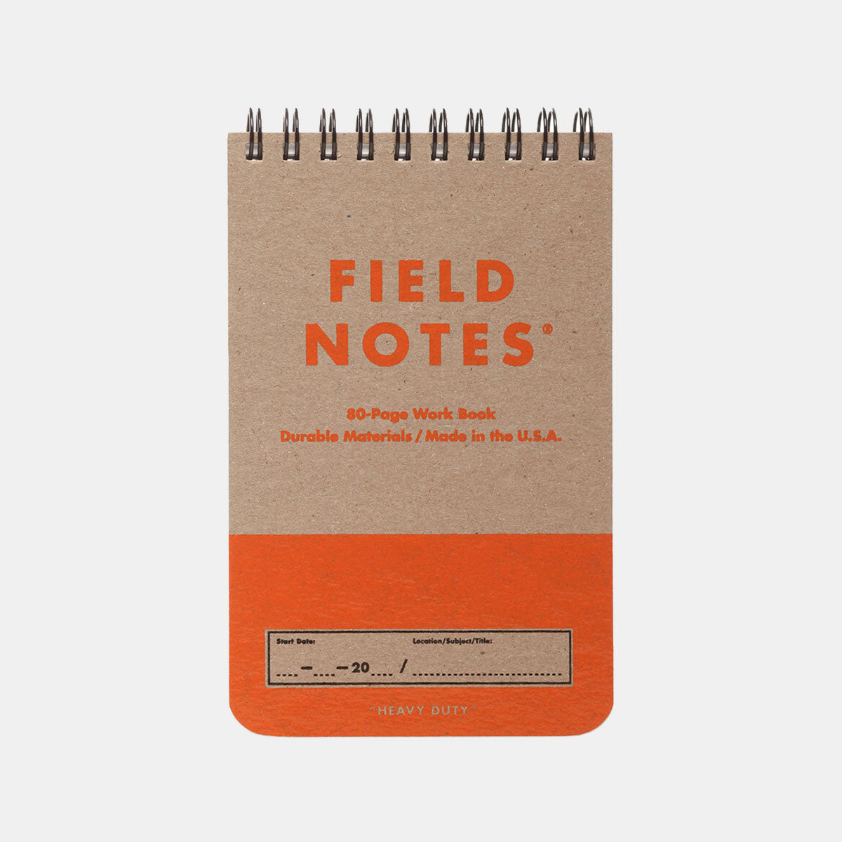 Field Notes Heavy Duty, Memo Work Book (2-pakk)