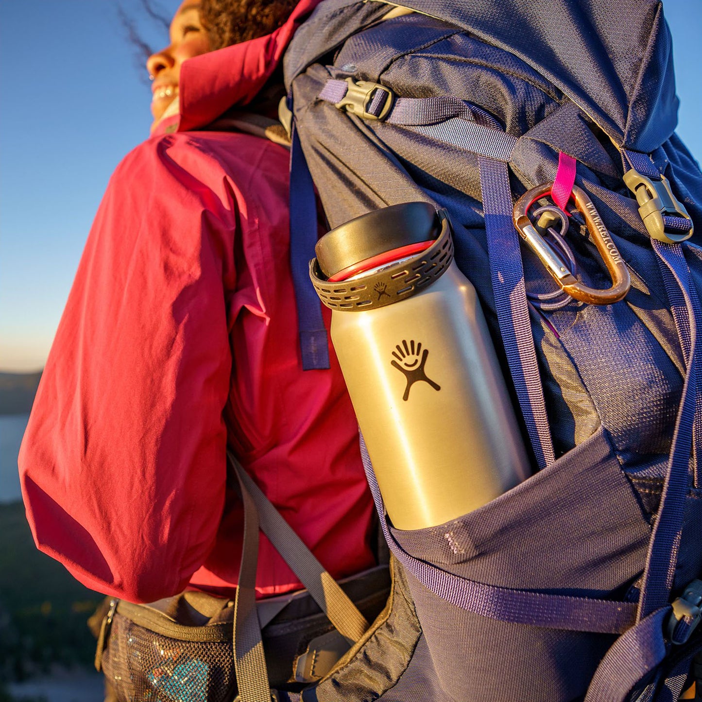 Hydro Flask Lightweight Wide Mouth Trail Series™ 40oz, Obsidian