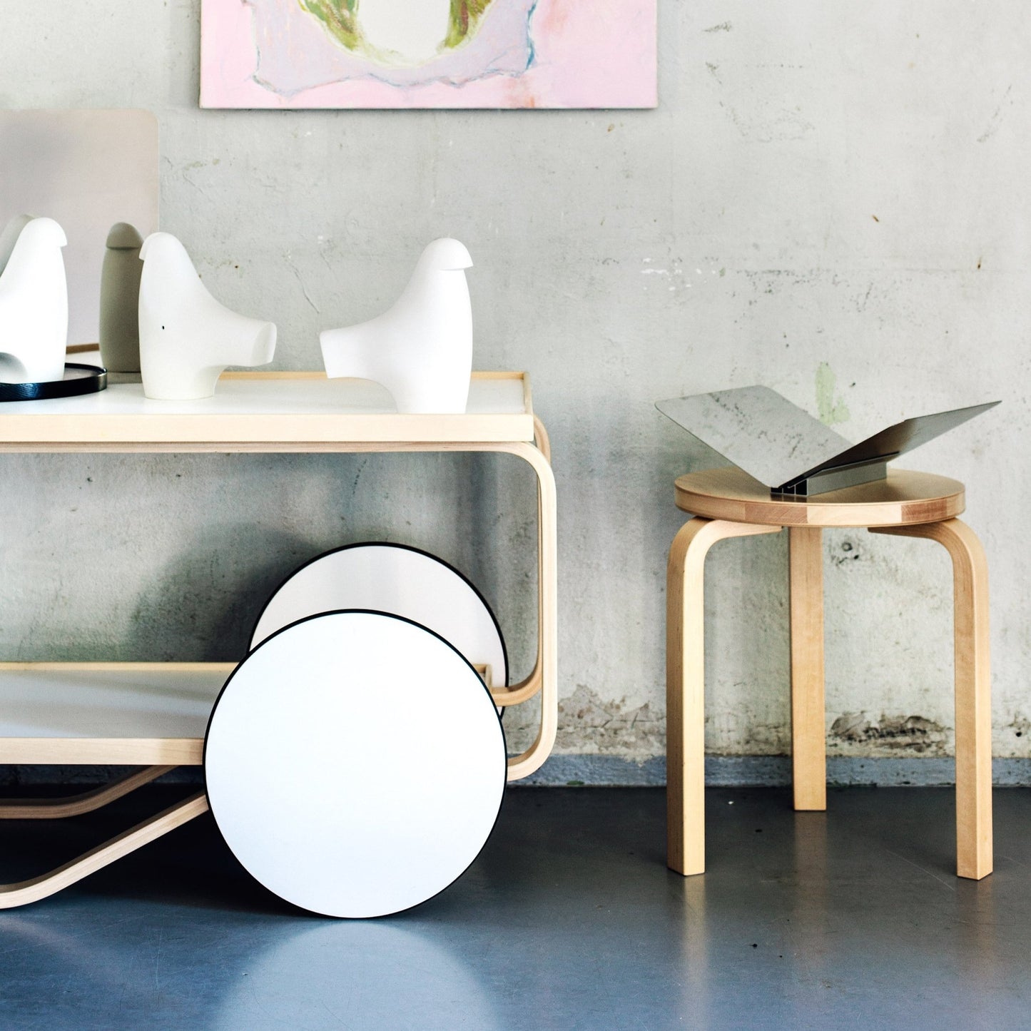 Artek Stool 60, Bjørk-Goodnotes.no