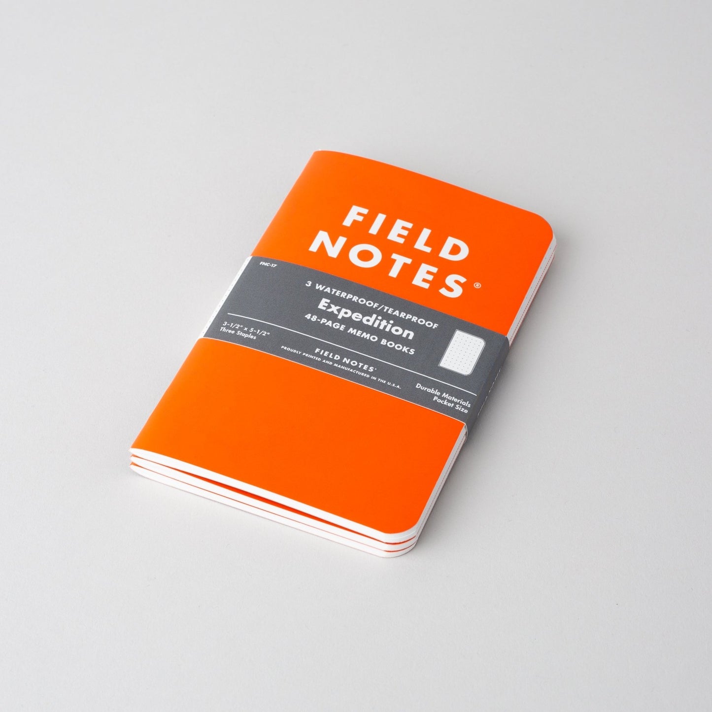 Field Notes Expedition Dotted, Memo (3-pakk)-Goodnotes.no