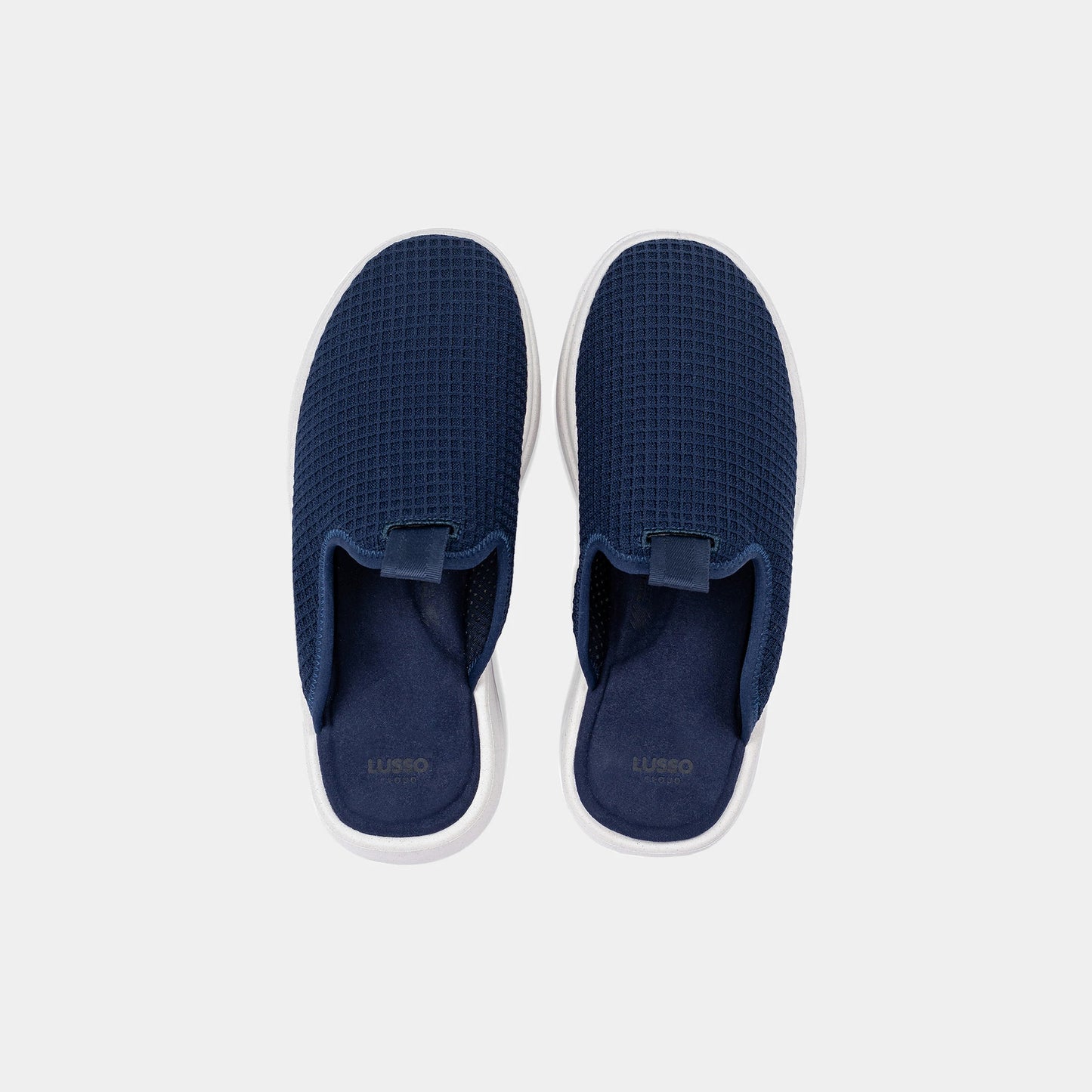Lusso Cloud Pelli Waffle, Indigo / Coffee