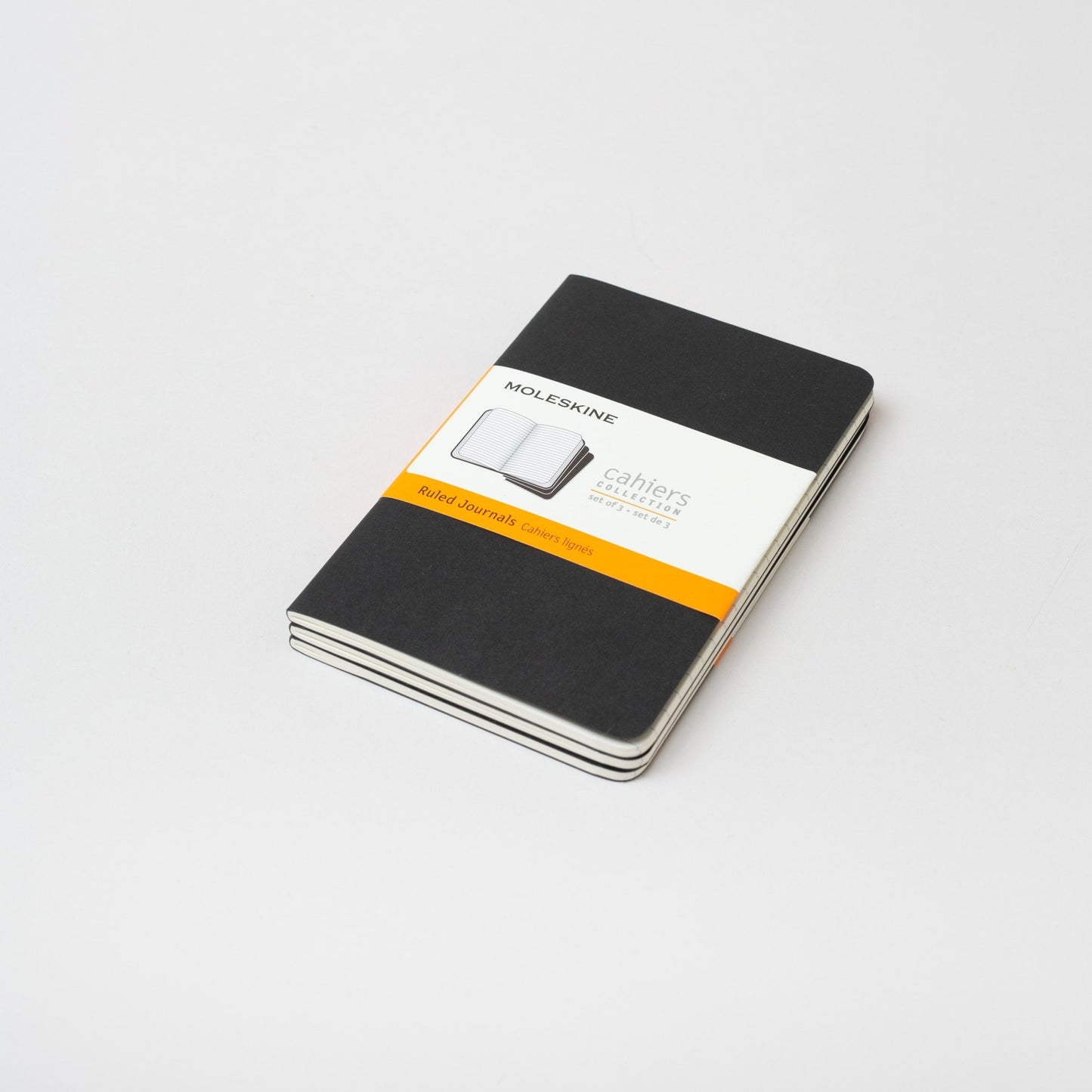 Moleskine Cahier Journal, Pocket (3-pakk)-Goodnotes.no