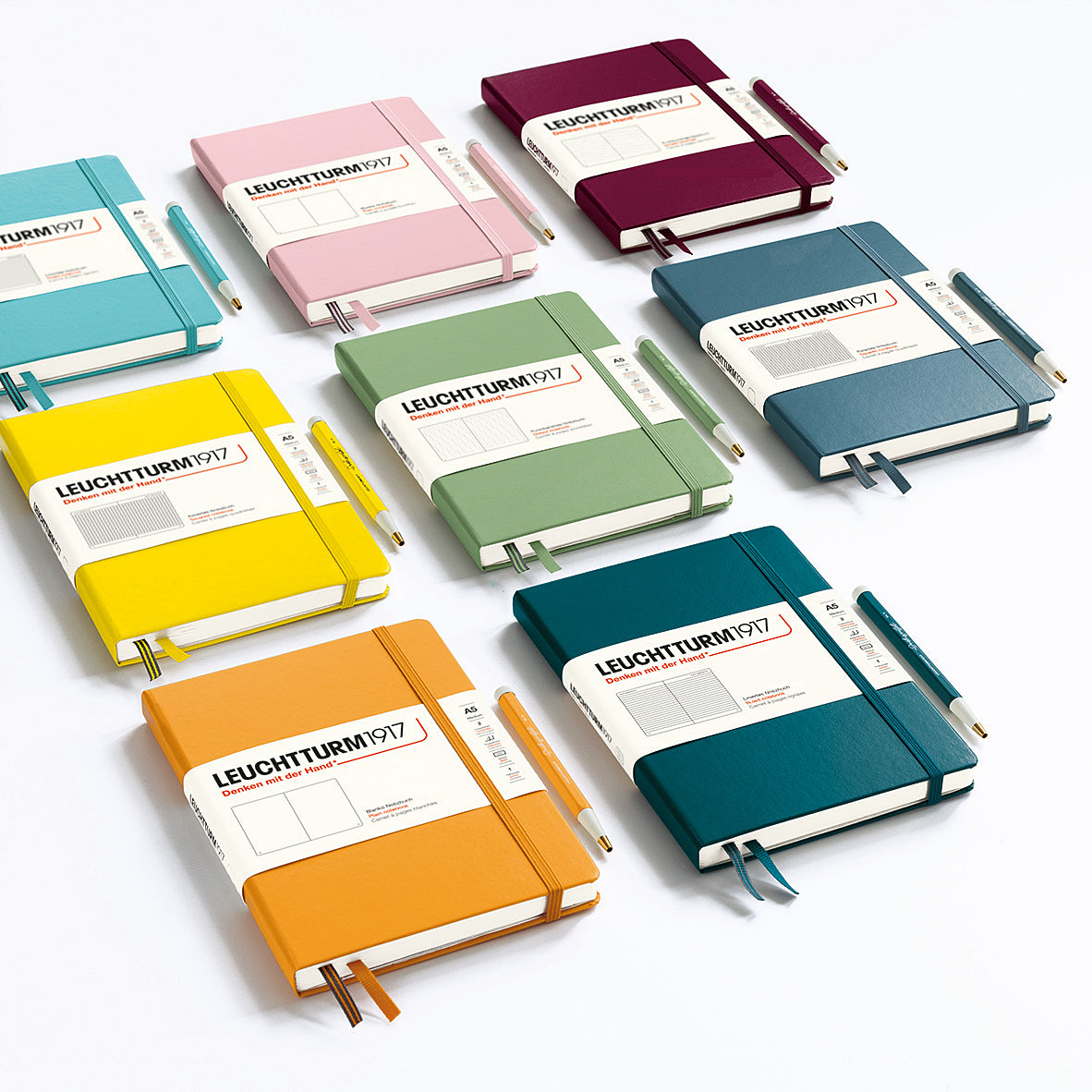 Leuchtturm1917 Notebook Plain, A5 (Hardcover)